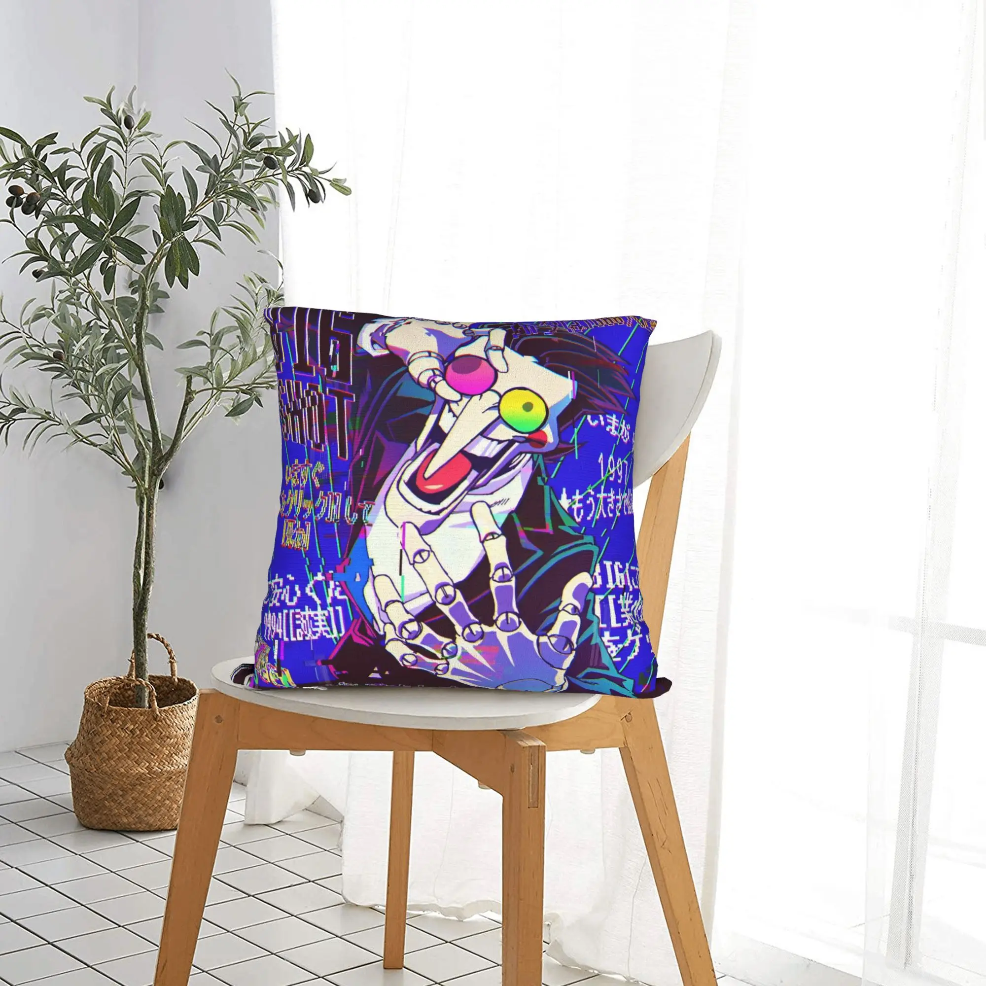 Deltarunes Game Pillowcase Printing Cushion Cover Decorative Spamton Throw Pillow Case Cover Bedroom Drop Shipping