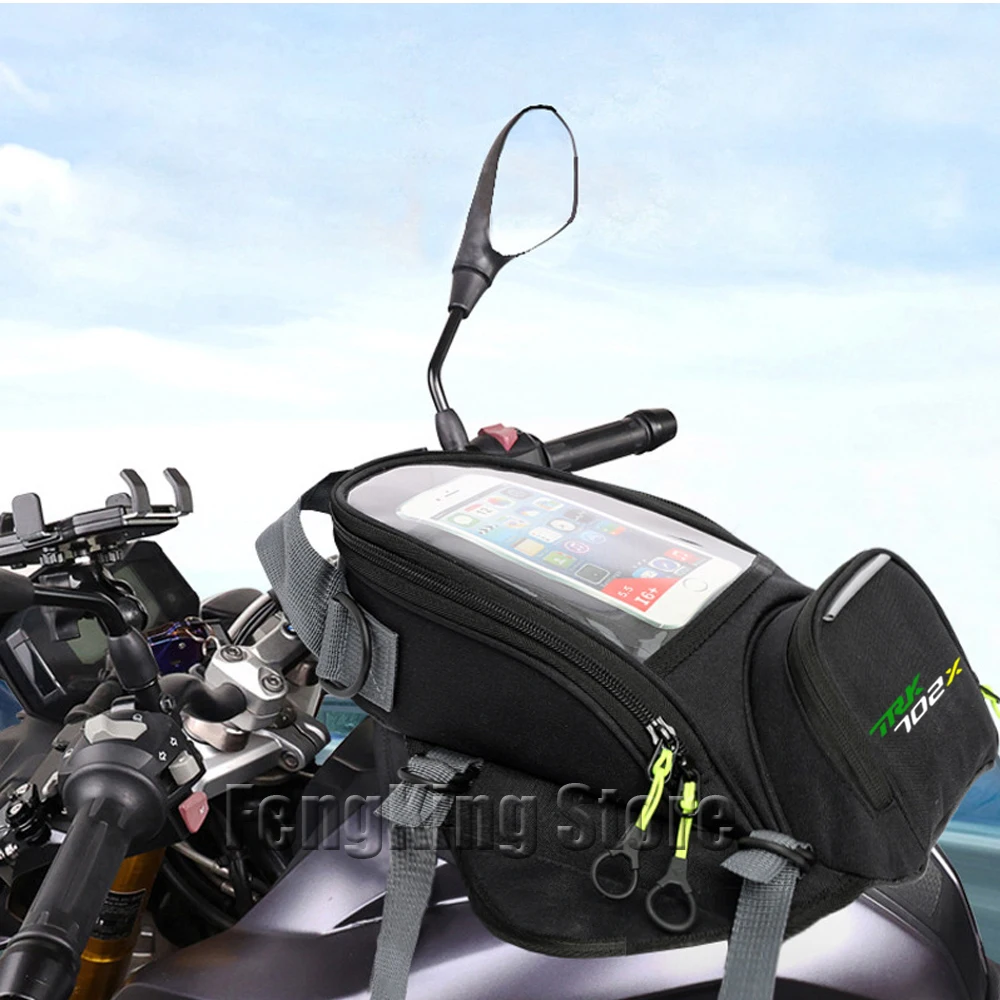 New Motorcycle Fuel Bag Mobile Phone Navigation Tank For Benelli TRK702X TRK 702 X Trk 702x