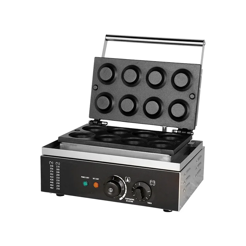 

Commercial Egg Tart Maker & Waffle Cups Machine | Stainless Steel Automatic Tartlet Shell Maker with Nonstick Coating