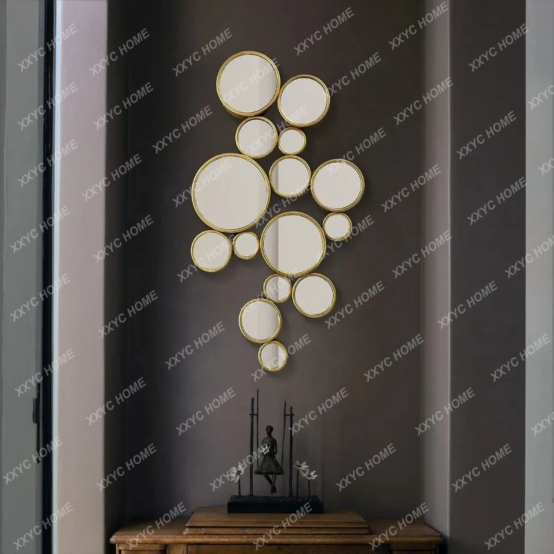 

LXmodern minimalist art mirror dining room living room sofa background