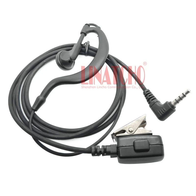 Headset for Wailkie Talkie Mic For Earpiece 3.5mm Y plug Radio VX-210 VX-210A VX-200 VX-350