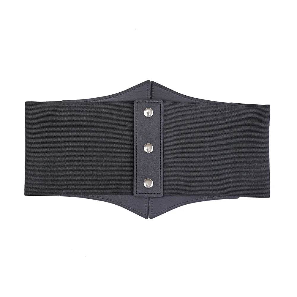 Heart-shaped Metal Ring Buckle, Elastic and Stretchy, Used for Cinching the Waist and Binding the Chest. It's a Retro-style Wais