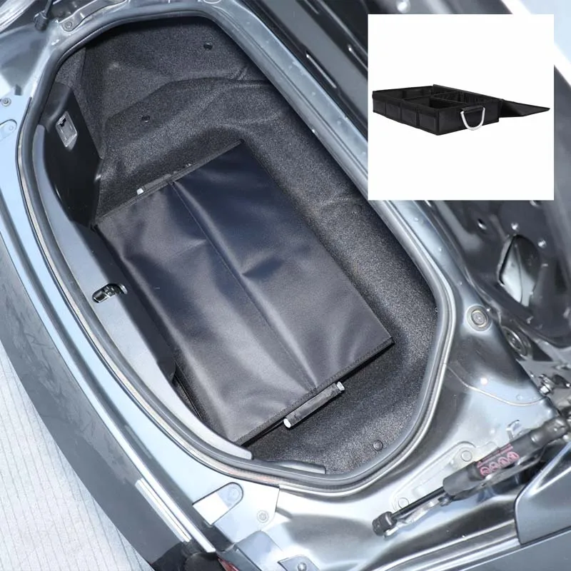 

Foldable Trunk Box Car Trunk Organizer Multi-Compartment Cargo Storage Bag Car Storage Supplies For Mazda MX-5 ND 2016-2026