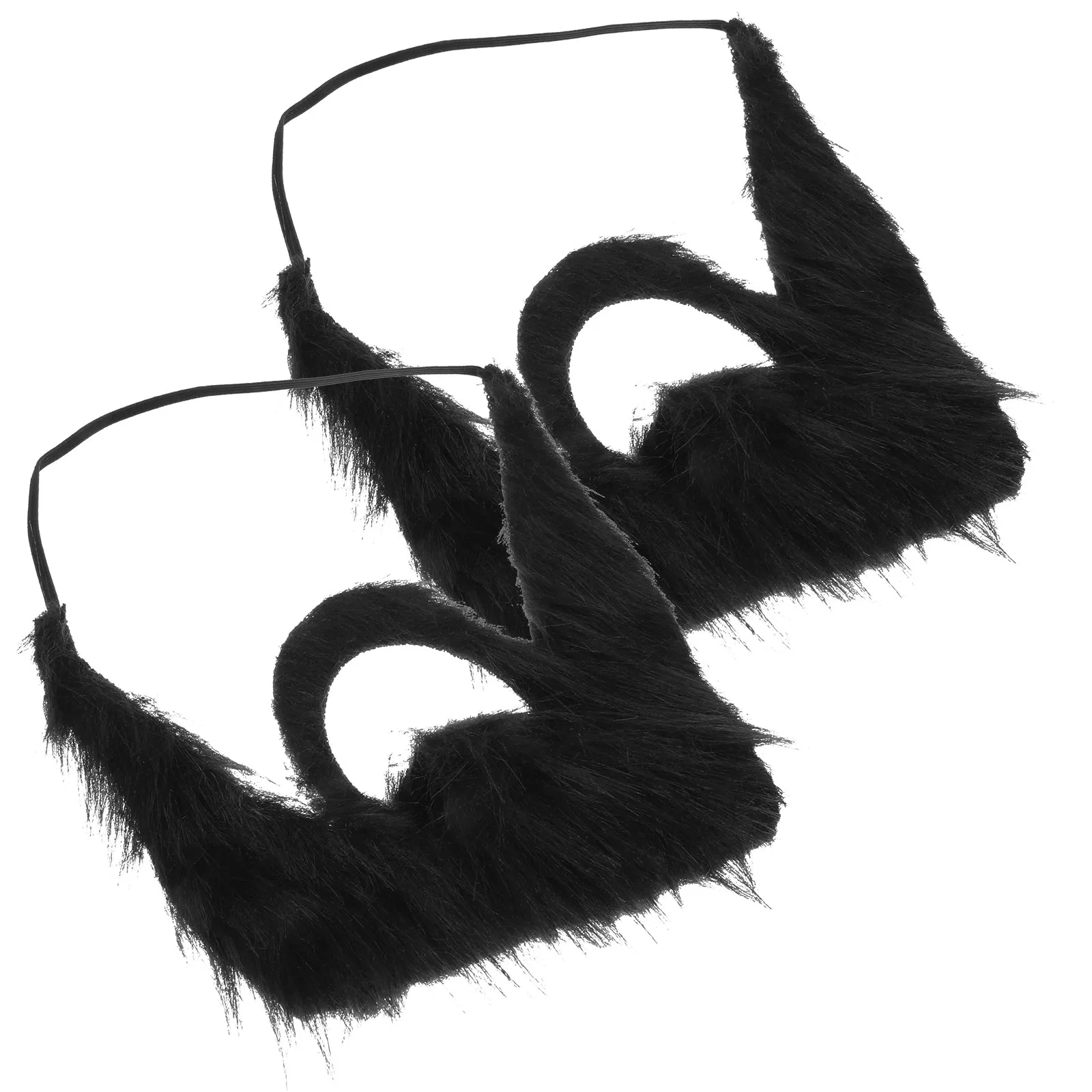 

2 шт. Накладные усы и борода на резинке для Хэллоуина, косплея, костюмированных вечеринок, забавные накладные усы для мужчин и детей