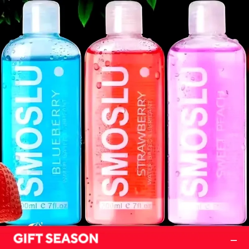 Strawberry lubricants Anal Lubricant for Session 200/400/600ml More fruit Water-based Gay Lubricsate Sex Toys