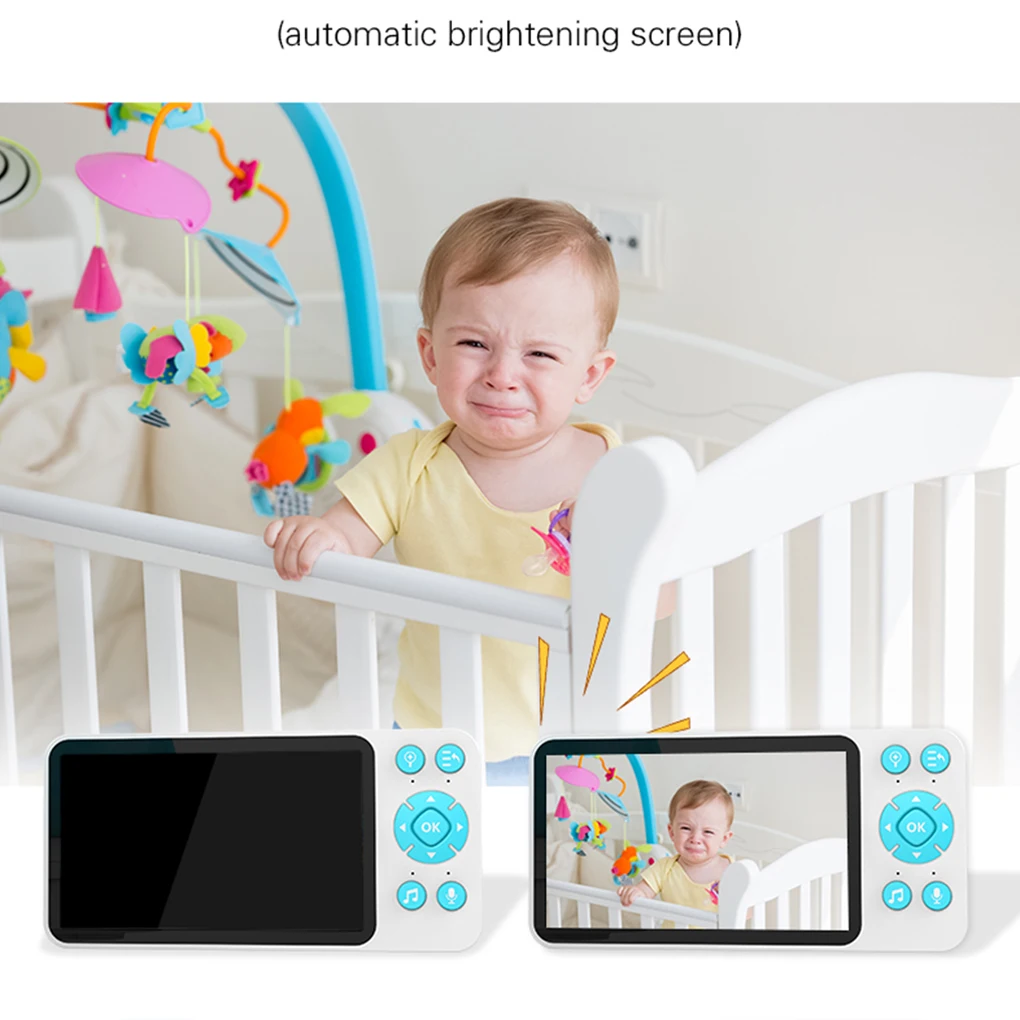 Камера радионяни с дистанционным просмотром и приложением Tuya, удаленный визуальный домофон, видеоняня, камера