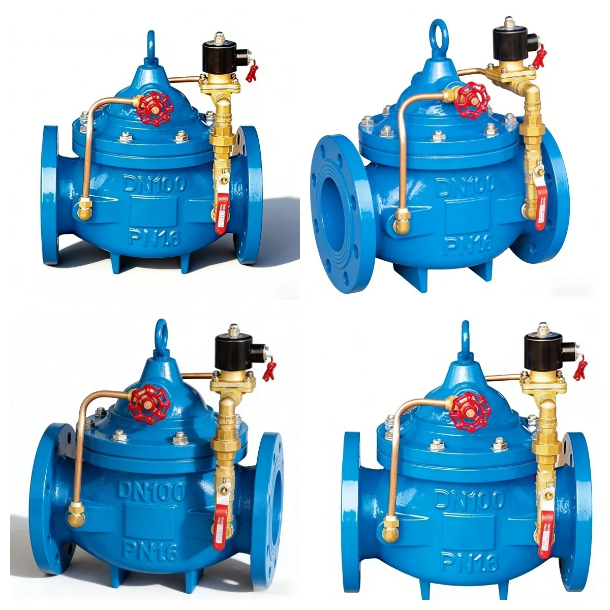 Ductile Iron Electric Control Valve With Seal For Garden Irrigation Sewage Treatment