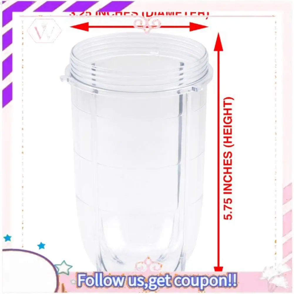 A50F-شفرة متقاطعة بديلة + 2 قطعة مجموعة أكواب سعة 16 أونصة للرصاصة السحرية، قطع بديلة متوافقة مع خلاط MB1001 بقدرة 250 وات