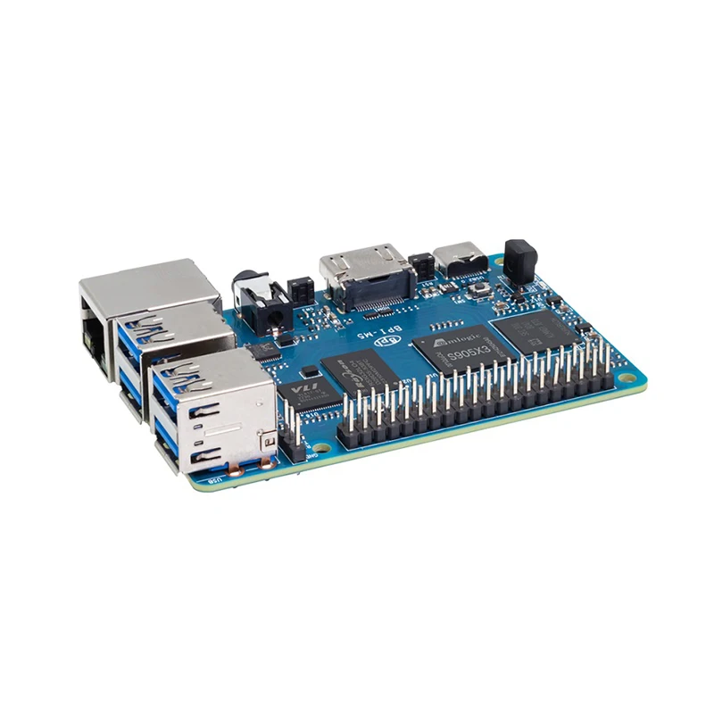 Banana Pi BPI-M5 Development Board 4GB RAM 16GB eMMC Quad Core Cortex-A55 Support Linux System, Android 9.0 System