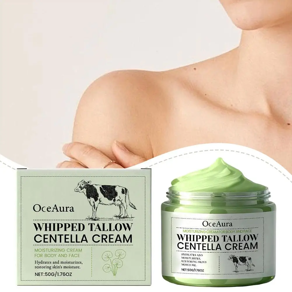 Moisturizer Cream Beef Tallow & Honey Skin Repair Cream Soothes & Reduces Redness Moisturizing Face Cream For Sensitive Skin