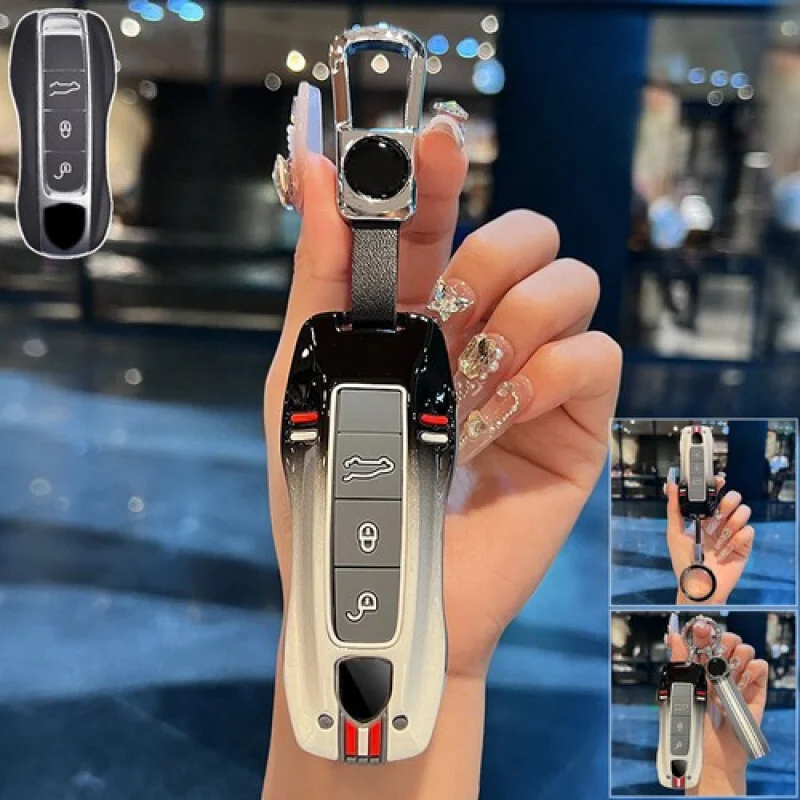 

Силиконовый чехол для ключей из цинкового сплава A + для Porsche Cayenne Panamera Taycan 911 992