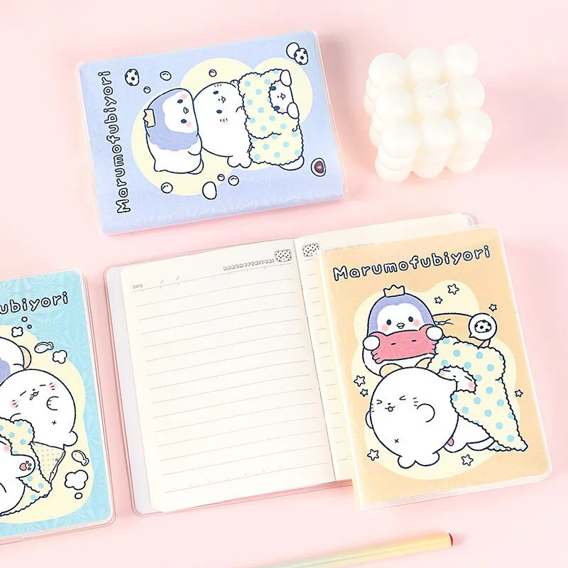 Imagem -04 - Portátil Kawaii Sanrio Material de Escritório Manta Marumofubiyori Urso Cadernos do Bolso Fim de Semana Livro Palavras Portáteis Cadernos Escrita Pads