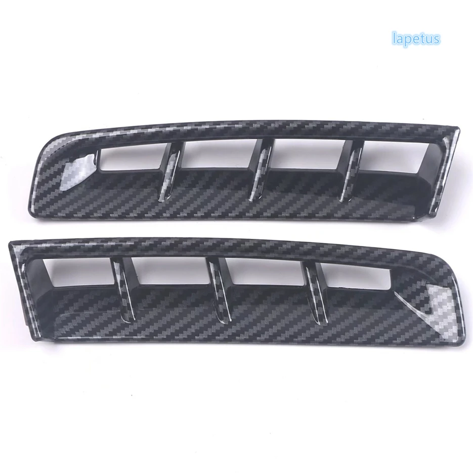 Front Foglight Bezel Bumper Protect For Kia Carnival KA4 2021 - 2024 Auto Accessories Front Fog Light Lamp Decor Cover Trim 2pcs