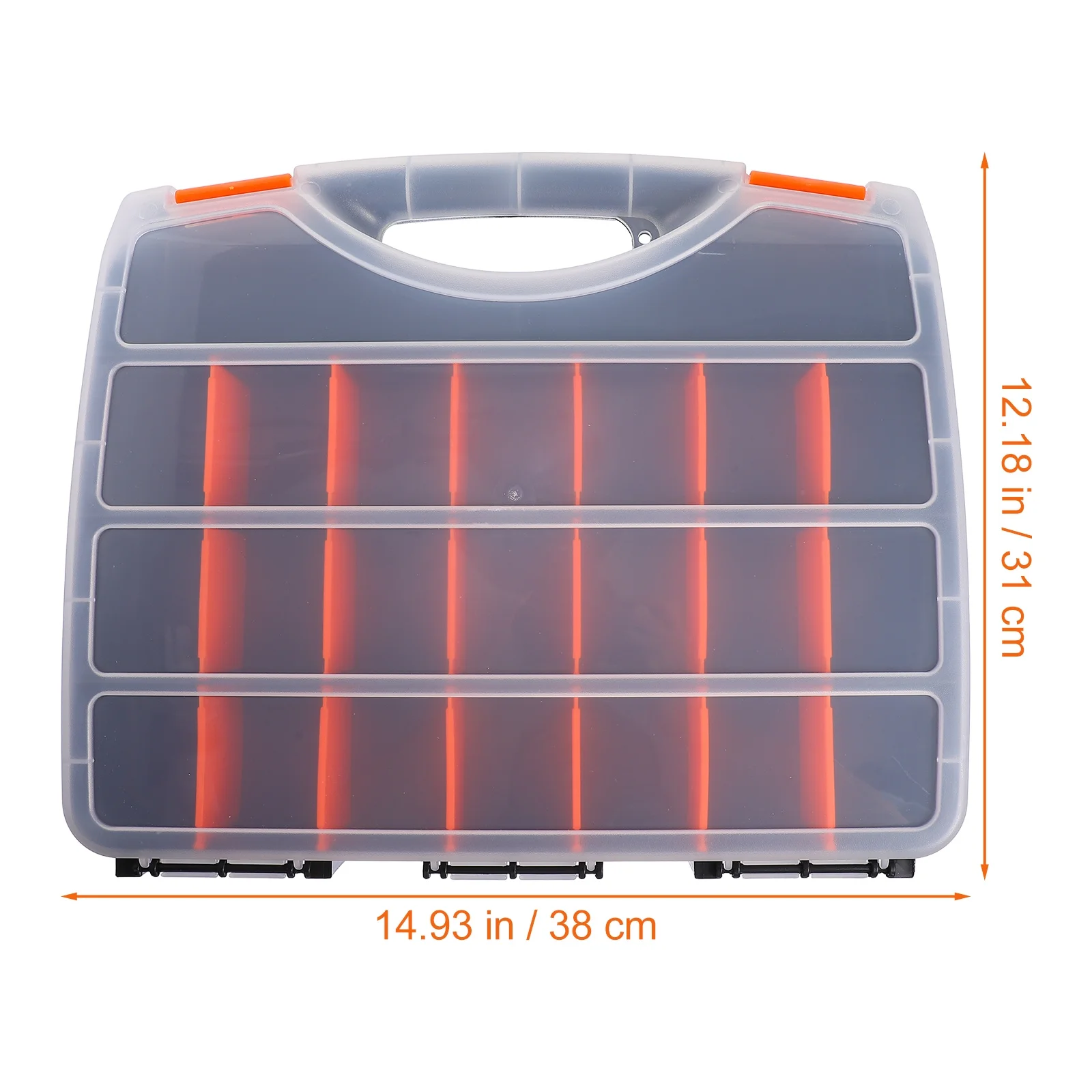 1Pcs Multi-Grid Storage Box Durable Premium Material Small Items Organizer Container Removable Partition Design Home Warehouse