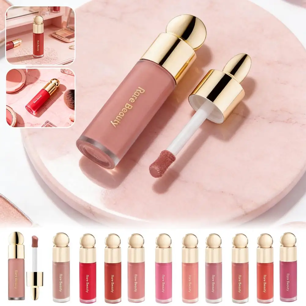 新しいブロンズブラッシャー防水リキッドブラッシュリップスティックアイズルミナイザーハイライトチークフェイスコントゥアシャドウリップグロスプランプメイクアップ
