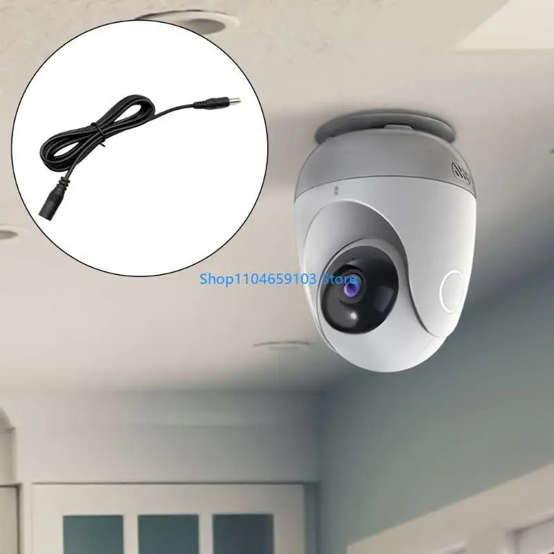 DC5.5MM x 2.1mm nữ đến nam mở rộng cáp nguồn cung cấp cáp mở rộng cho dải đèn LED