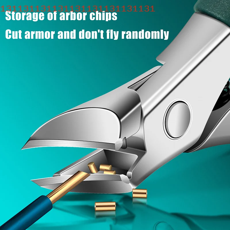 مكافحة سبلاش أظافر المقص كماشة قطري للتقليم المنزلي أدوات خاصة الفك الكبير زاوية مائلة أداة قص الأظافر #1