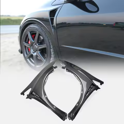 For Honda Civic FN FK FN2 Type R Front Fenders - MUG Style Vented