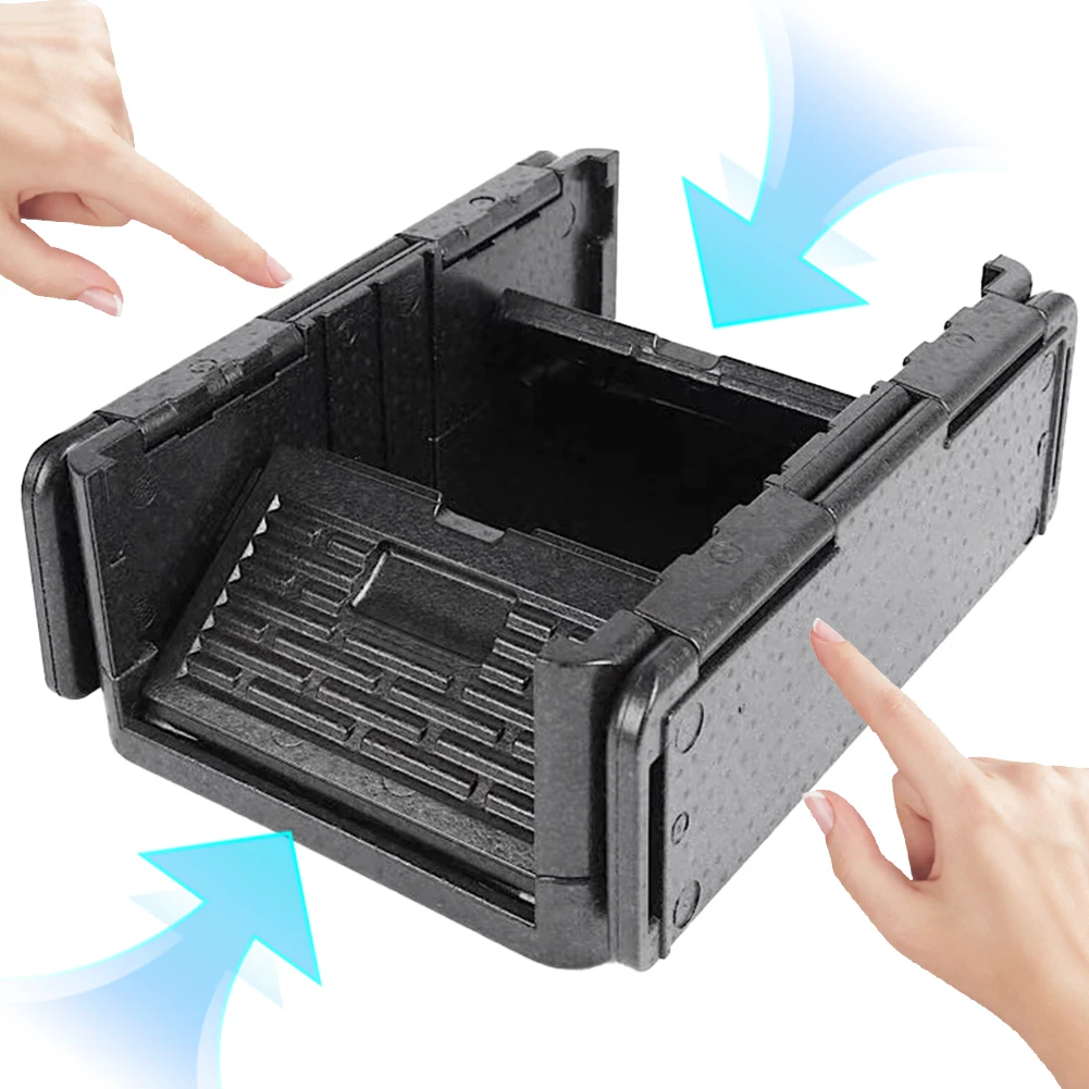 

Top Load Thermal Hot Box Lightweight Foldable Camping Insulated Box Multipurpose Food Pan Carrier for Outdoor Camping