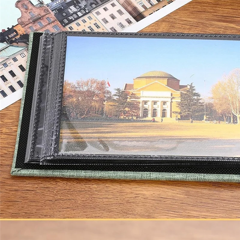 GOOD-2 Pack petits albums photos, 6X4 sans lacet Albums photos 200 Photos Mini livre Photo à rabat Album couverture Portable mémoire