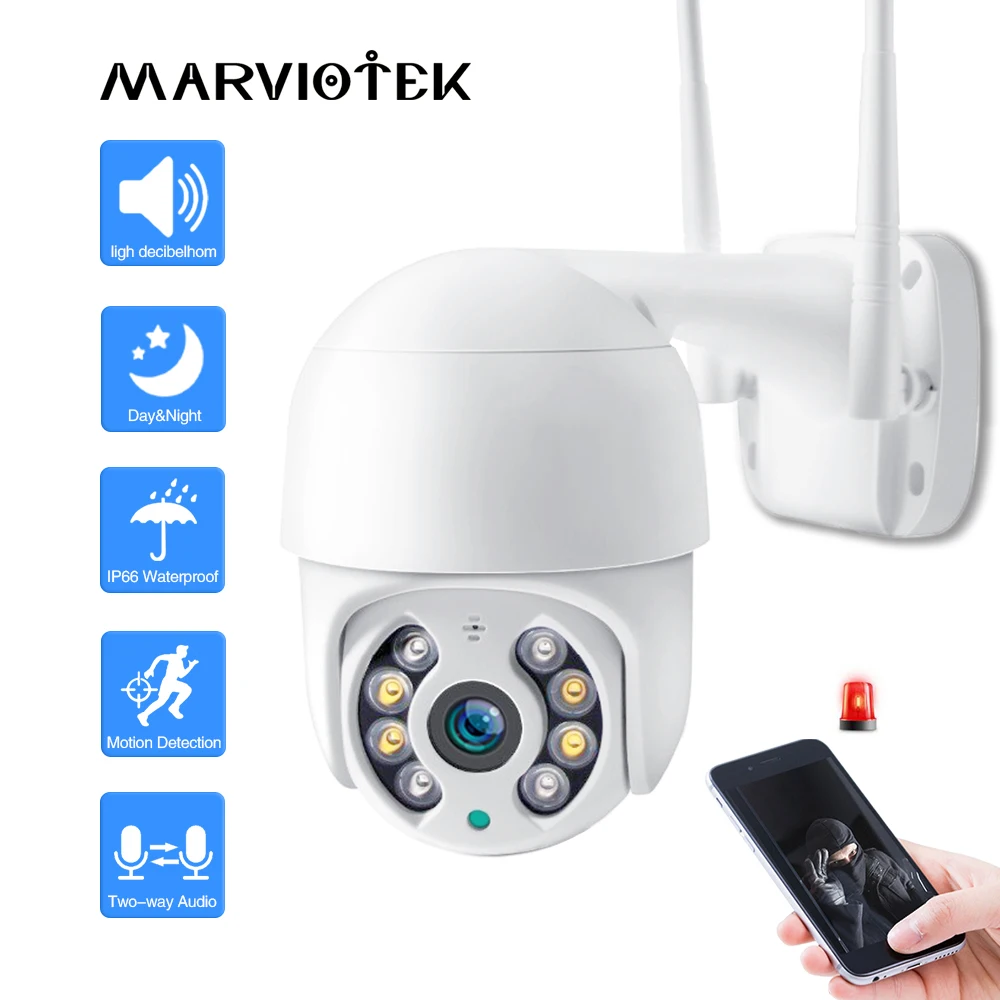 IP Camera WiFi Outdoor 5MP Auto tracking Xmeye OnviF CCTV Camera ICSEE 1080P Home Security Video Surveillance Camara External