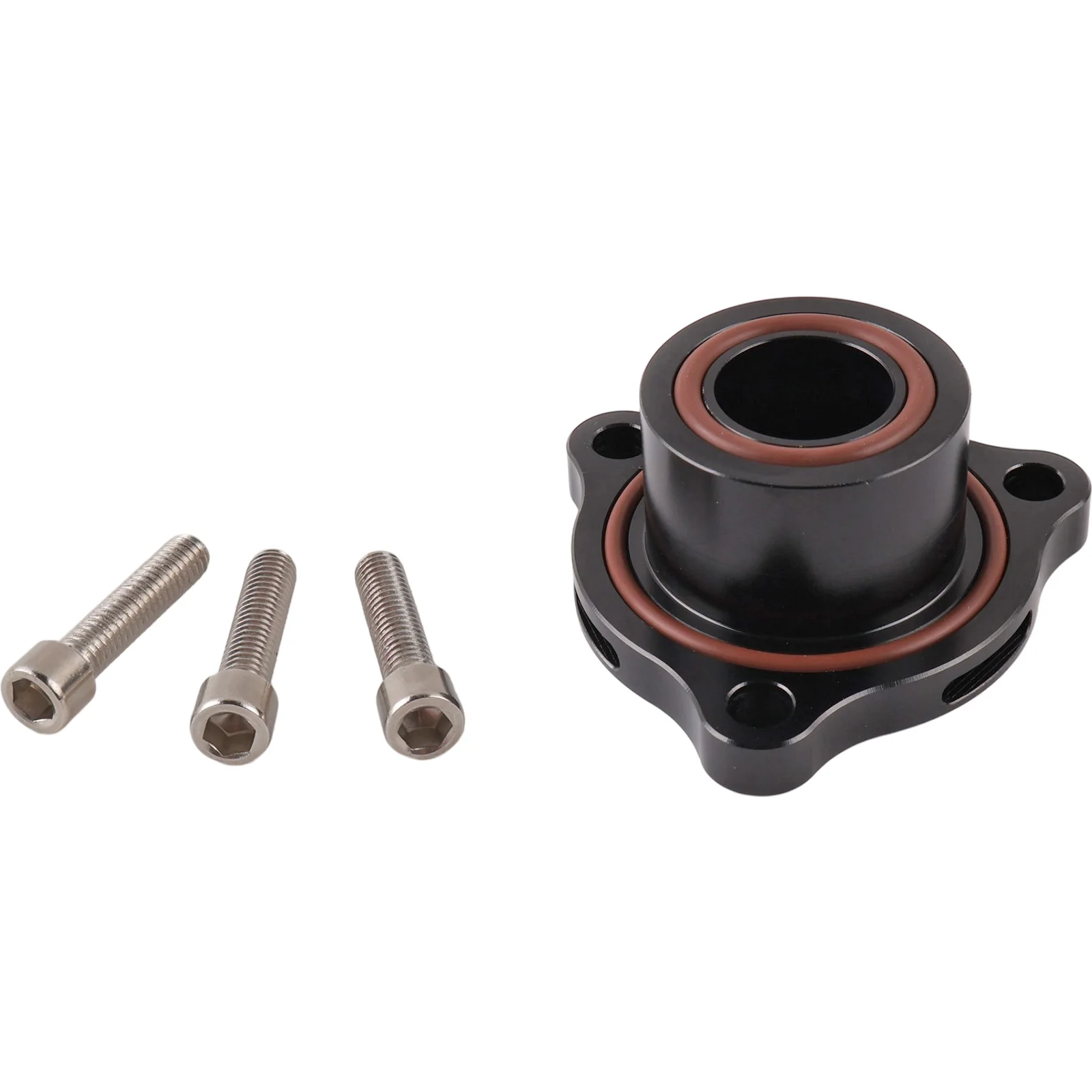 Aluminum Turbo Diverter Blow Off Valve Adapter Spacer For Audi A3 8V A4 B9 Q5 TT For VW For Golf MK7/7.5 GTI/R VOLM LOGO view 2