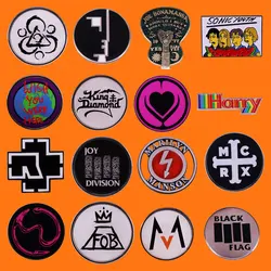 Fashion ROCK Band Decorate Badges Send Friend Fans Boutique Medal Gift Cartoon Metal Brooch Music Enamel Pins