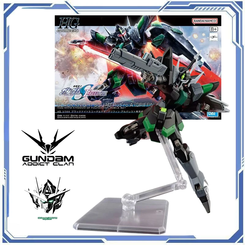

In Stock Bandai Original HG 1/144 Black Knight Squad Violent Model Kit Action Assembly Action Figures Children's Gifts Mecha