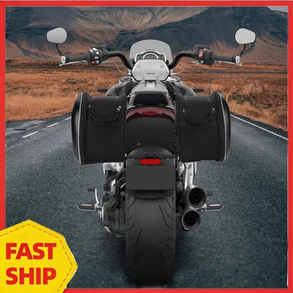 

Мотоциклетная сумка на сиденье 58 л, водонепроницаемые универсальные мотосумки, большая вместительная сумка для мотоциклетного багажа для путешествий на открытом воздухе