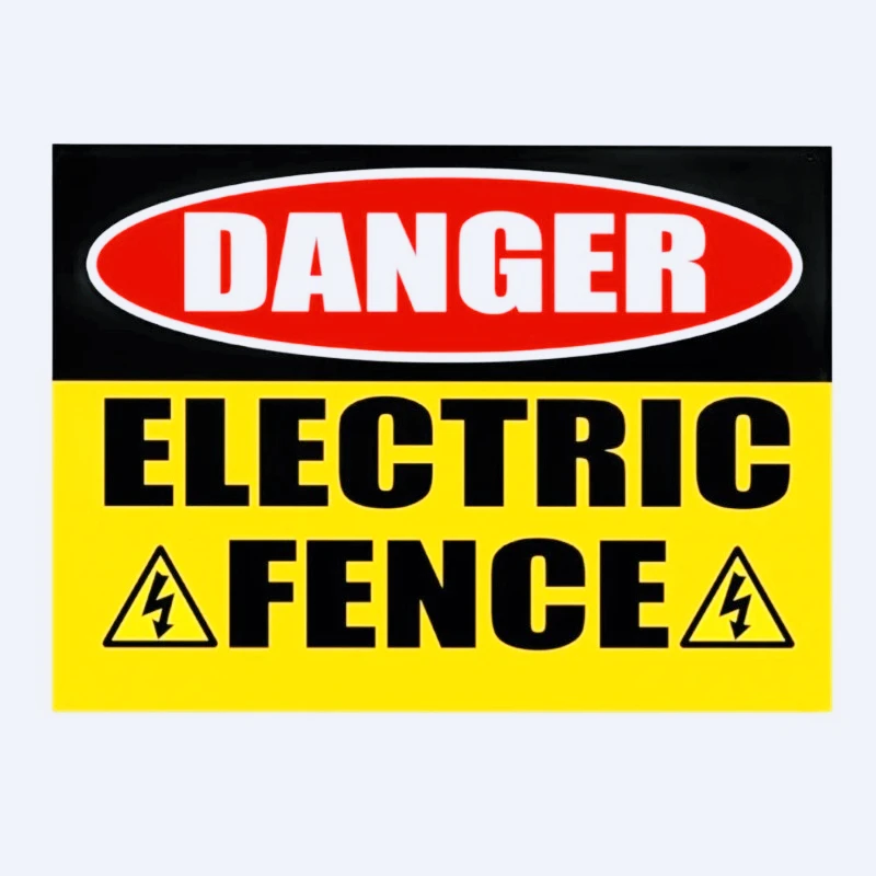 

Новые автомобильные наклейки и наклейки «Danger Electric Fence» Предупреждение о электрическом парканке 15 см ПВХ KK