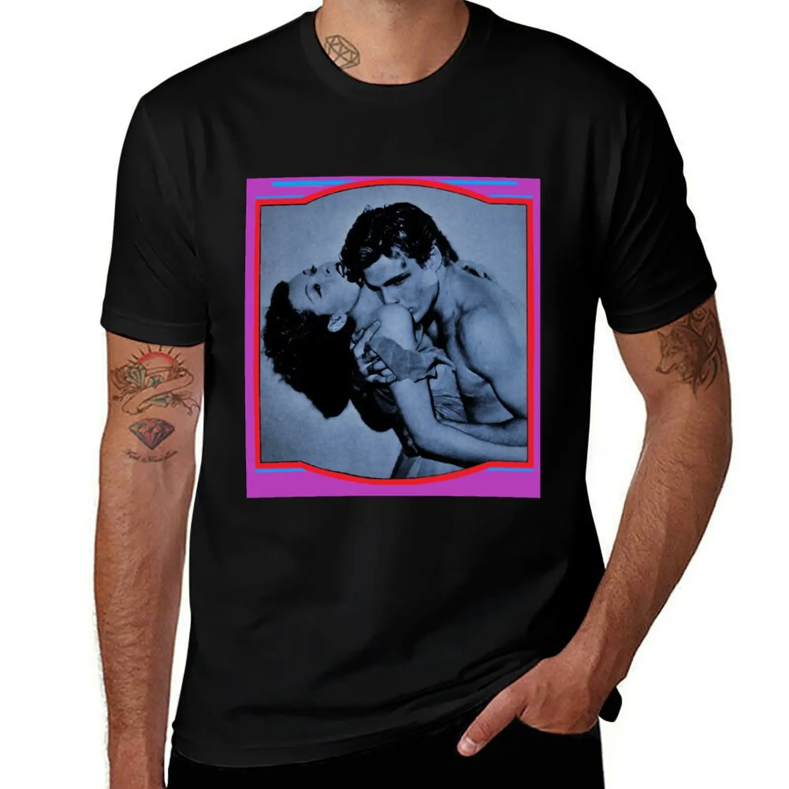 Buster Crabbe and Frances Dee KING OF THE JUNGLE T-Shirt All Weather Casual Short Sleeve T-Shirt