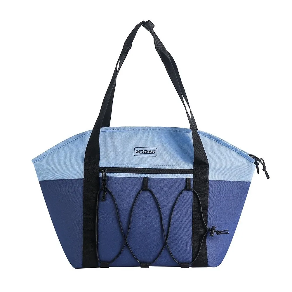 

Convenient Insulated Lunch Bag Large Capacity Waterproof Thermal Lunch Box Commuting Storage Pouch Cooler Lunch Handbag Camping