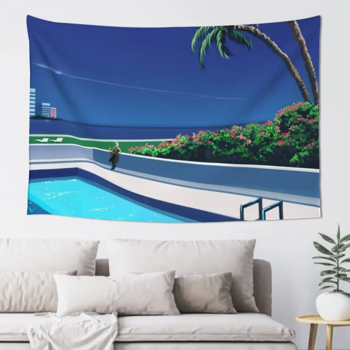 Hiroshi Nagai Tapestry Room Aesthetic Room Decor Korean Style Decor Home Tapestry