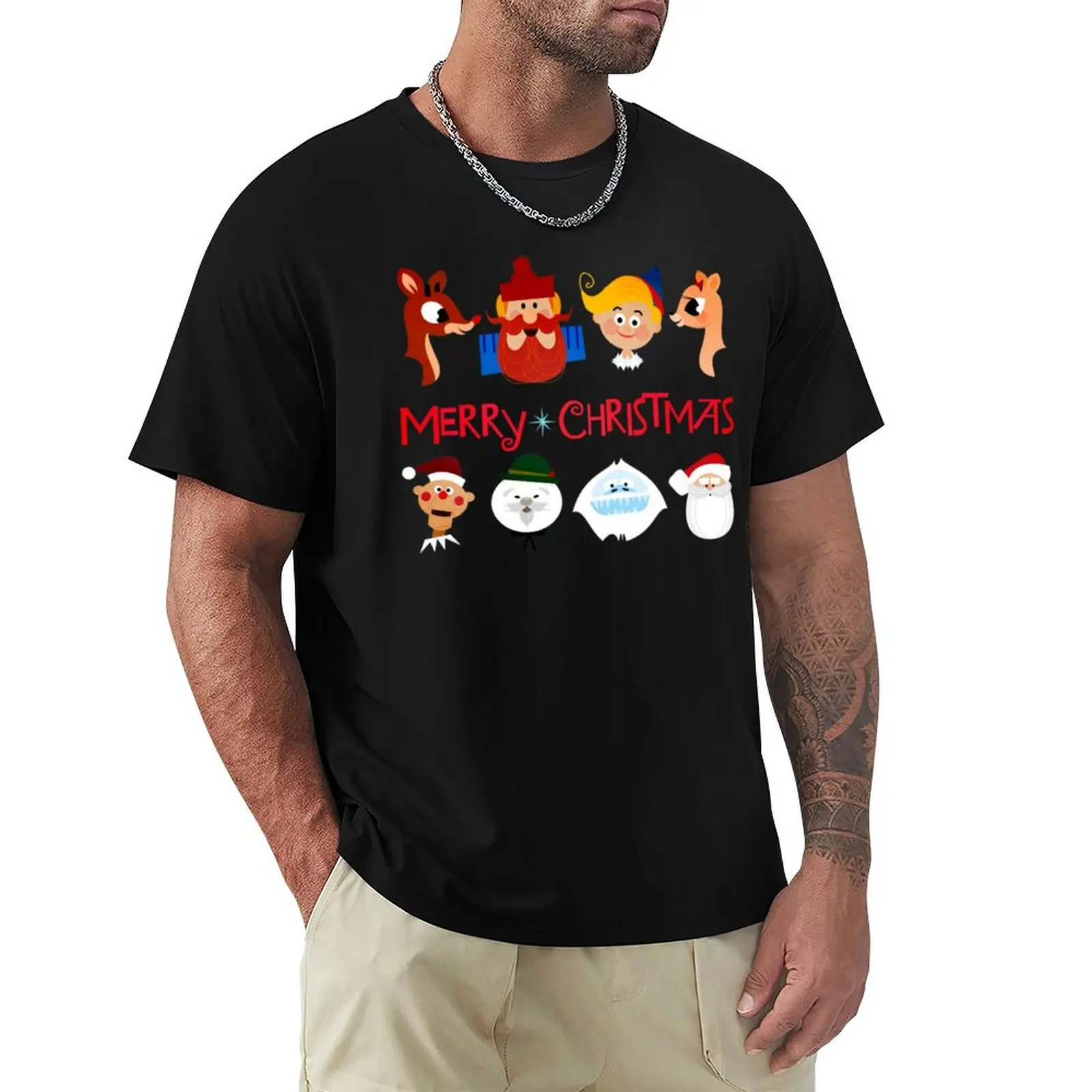 Rudolph The Red Nosed Reindeer T-Shirt Plus Size Lightweight Top