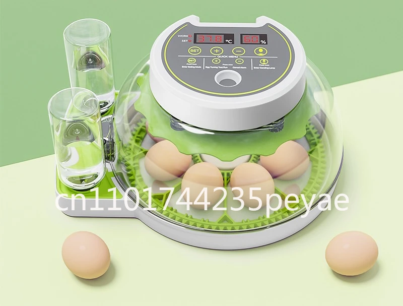 

8 шт./18 шт. инкубатор для яиц, автоматический инкубатор, с вращающимся лотком для яиц, с автоматическим контролем температуры, автоматическим поливом