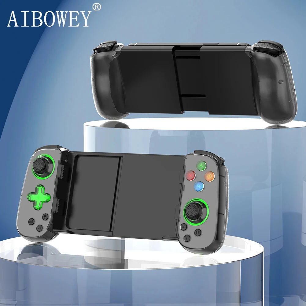 Aibowey  D7 Bluetooth 5.0 Wireless Gamepadfo phone Telescopic Mobile Phone Controller for PS4 PC Switch Game pad Joystick