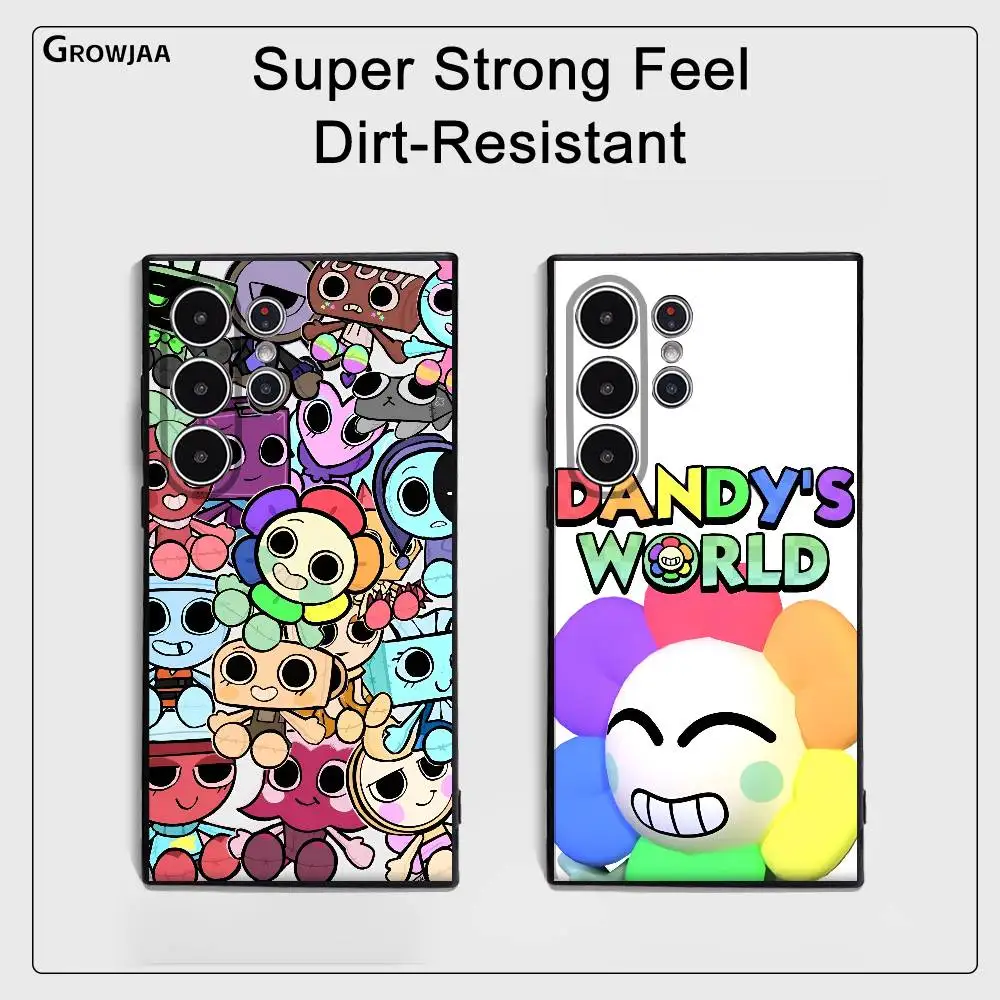 

Cute D-Dandys WorldS Phone Case For Samsung Galaxy S25 S24 S22 S23 Ultra S21 S20 Plus 5G Frosted Non-Slip Full Cover Soft Case