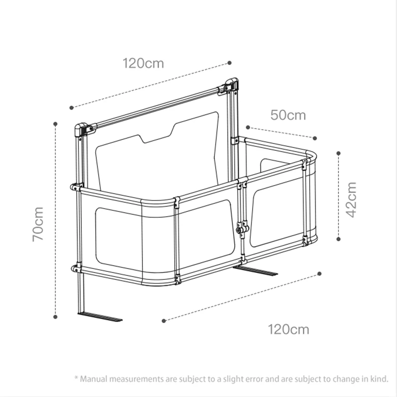 IMBABY Handrail Bed Safety Children Baby Safety Bed Barrier Liftable Bed Guardrail for Kids Crib Fence Protection for Baby Rails