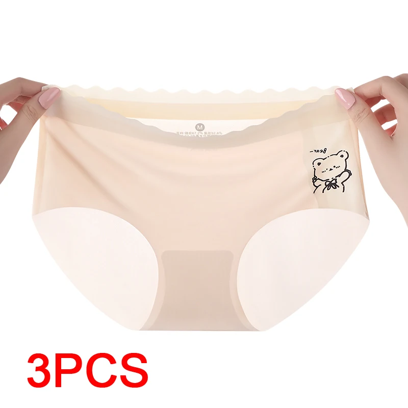 Бесшовные трусики из ледяного шелка для женщин, микро нижнее белье, модные прозрачные треугольные трусики Linergie, комплект женского нижнего белья