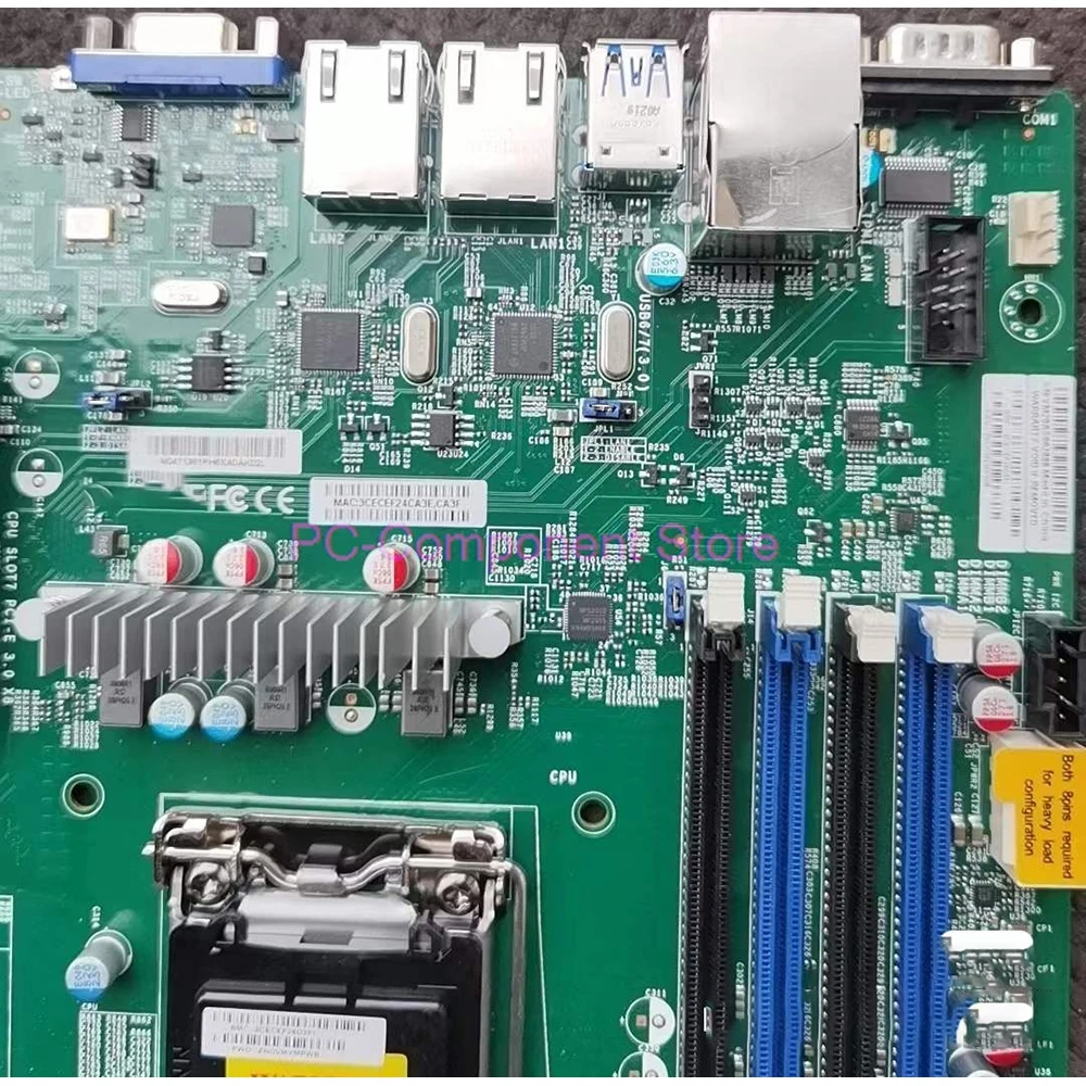 Single-socket Server Motherboard C236 E3-1200 V6 V5 SATA3 (6Gbps) LGA1151 X11SSM-F