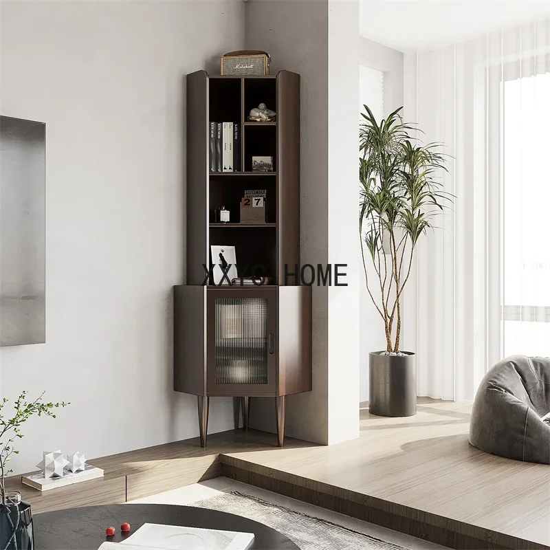

New Chinese Triangle Cabinet Corner Wardrobe Corner Triangle Cabinet Solid Wood Corner Cabinet Living Room Chest of Drawers