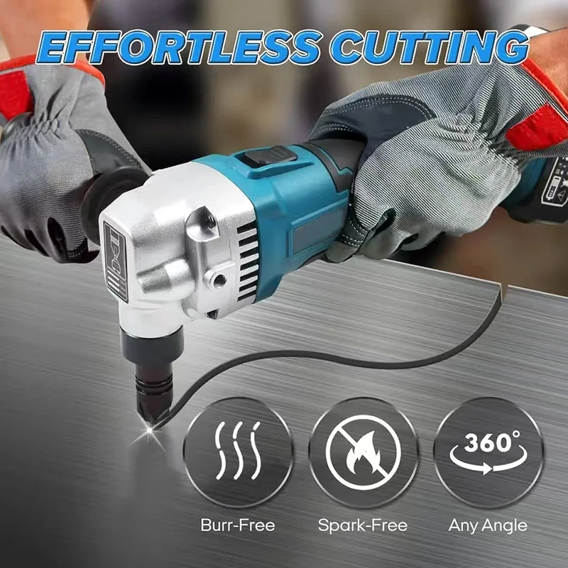 고품질 1280W 21V 자동 무선 전기 리벳 건 충전식 리튬 배터리 구동 브러시리스 블라인드 리벳터