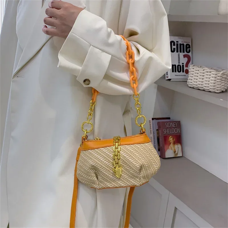 

2025 Новинка! Высококачественная легкая роскошная женская сумка - ниша с цепочкой под мышками через плечо