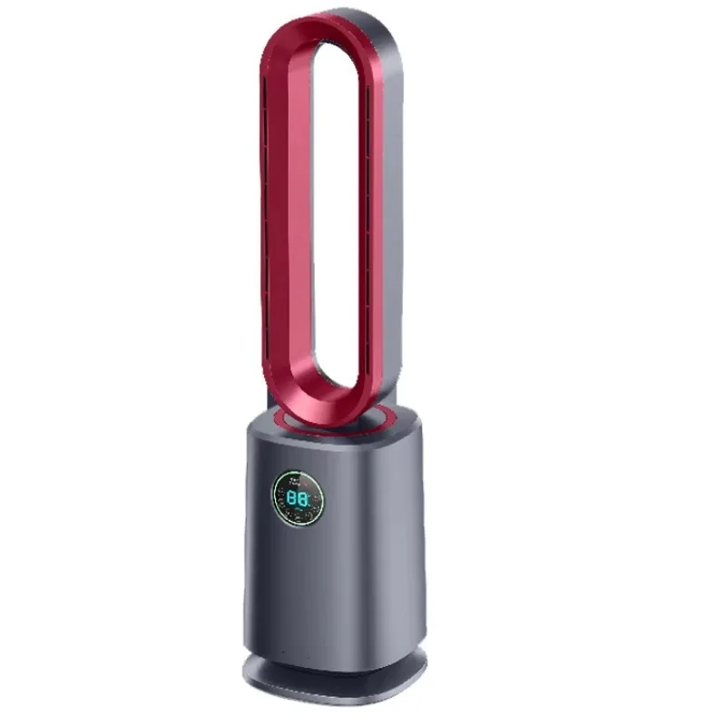New Air Cleaner Tower Bladeless Fan Cool and Heat Floor Fan Filter PM2.5 Dust Indoor Hot and Cool air Purifier Fan