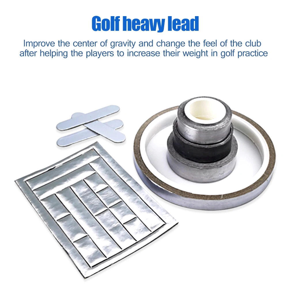 1Set GLOOF Golfer Adhesive Lead Tape Strips Add Power Weight To GOLF CLUB Tennis Racket Iron Putter Golf Accessaries