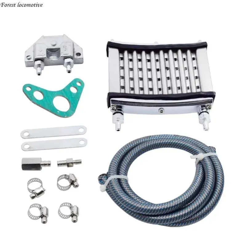 

Universal Go Kart Oil Cooler Radiator for 50CC 70CC 90CC 110CC Heat Dissipation 32GB