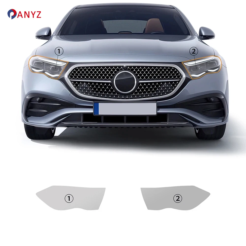 

TPU Invisible Transparent Car Paint Protection Film for Mercedes Benz E Class W214 2024 2025 Headlight Rearview Film Sticker