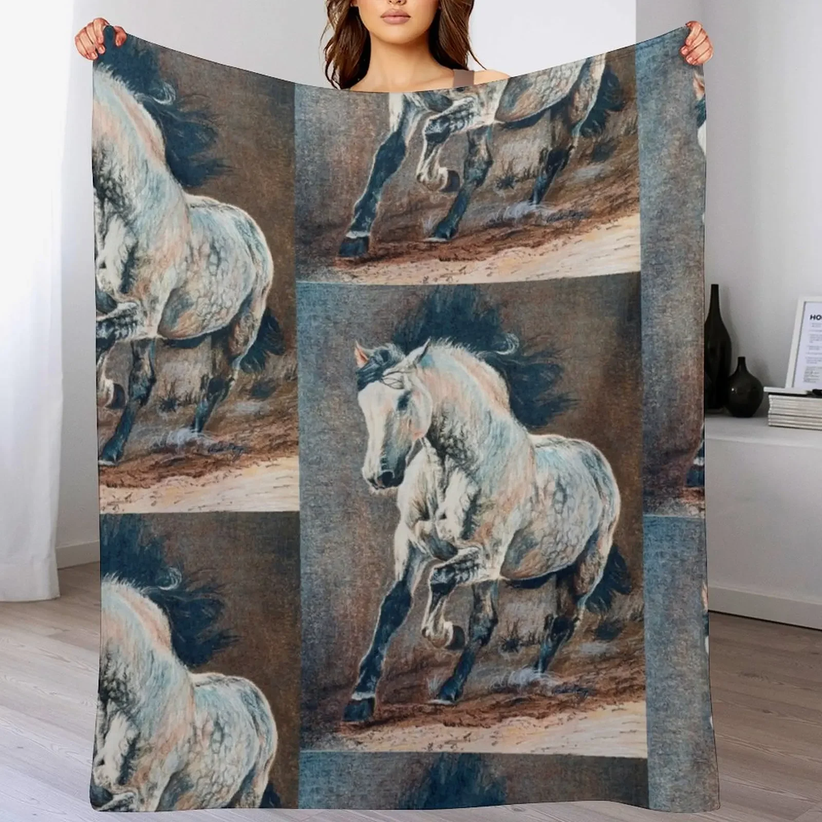 

Out of the Darkness Throw Blanket For Decorative Sofa Designers Flannel cosplay anime Blankets