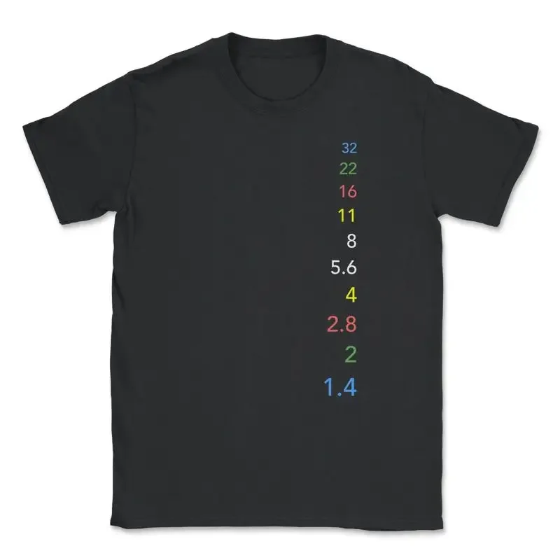 Aperture Values DSLR Camera Photography Professional T Shirt