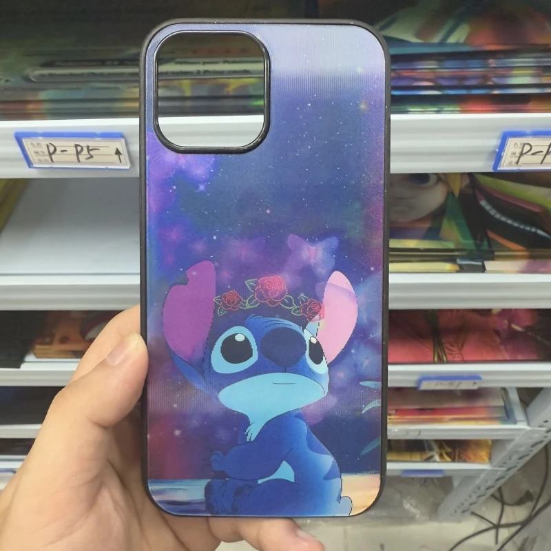 Чехол для телефона Stitch 3D в стиле аниме с крутым градиентом для IPhone, SAMSUNG, Xiaomi/Redmi, и т. д. Креативный чехол для телефона в подарок